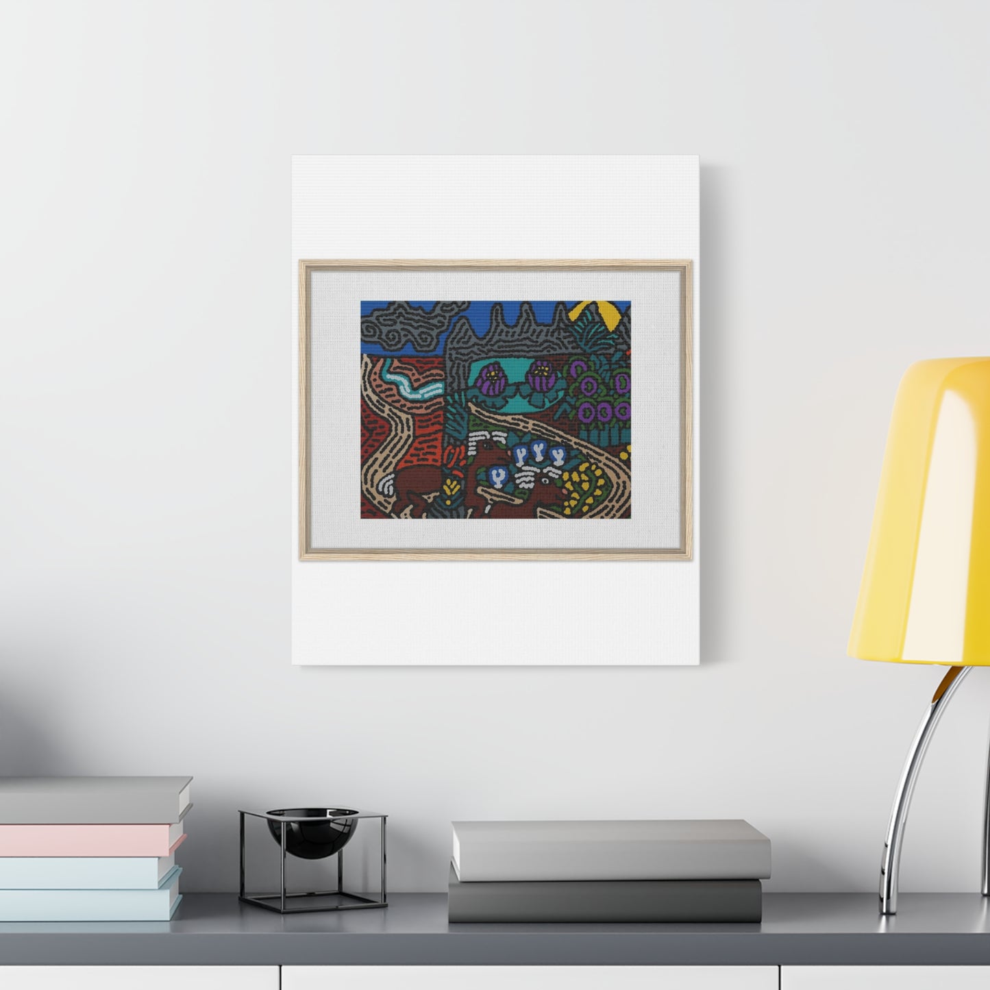 Road to a Sanctuary and Oasis Canvas (Large)