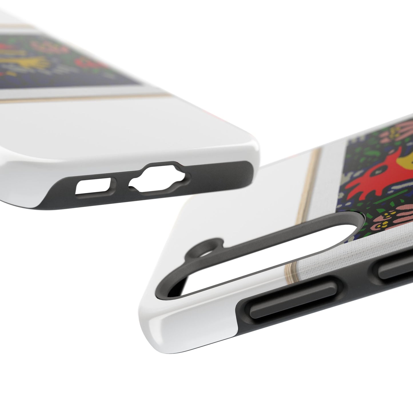 Breaking through the surface of a lotus pond Tough Phone Case
