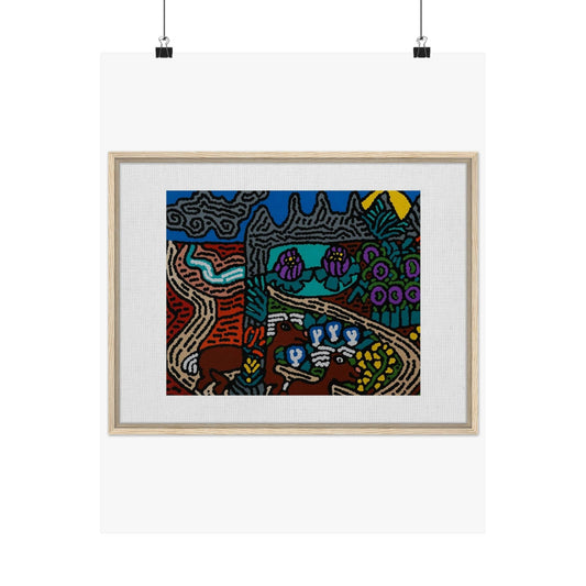 Road to a Sanctuary and Oasis Matte Poster Vertical (Small)