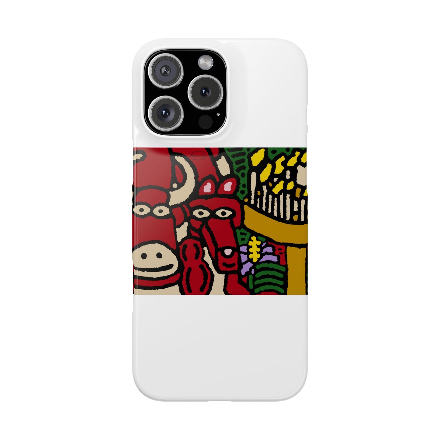 Going blessed by light together Slim Phone Case