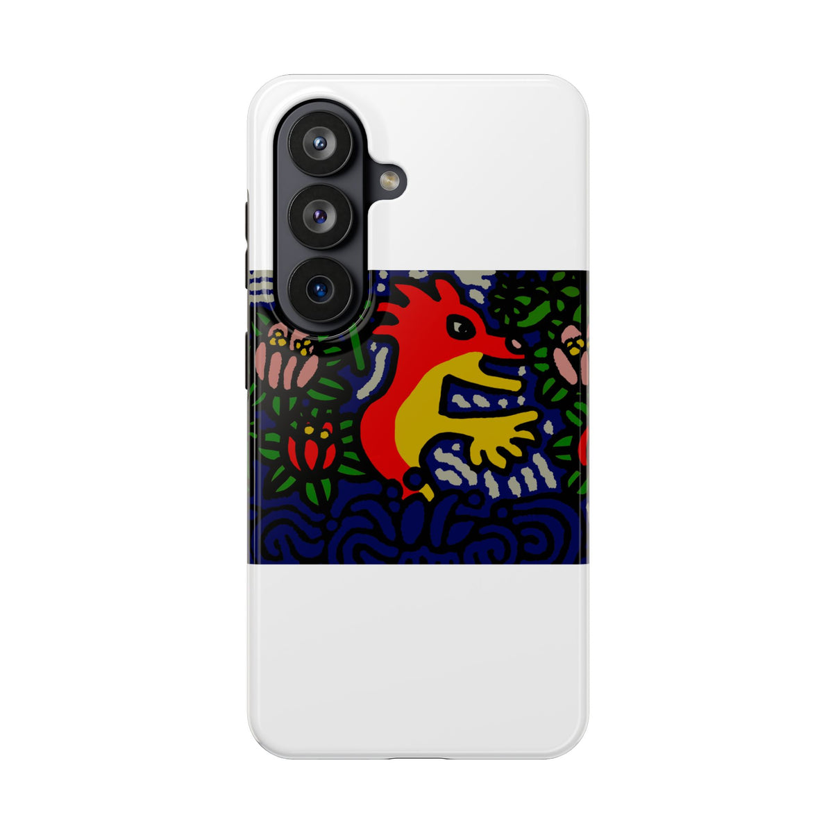 Breaking through the surface of a lotus pond Tough Phone Case
