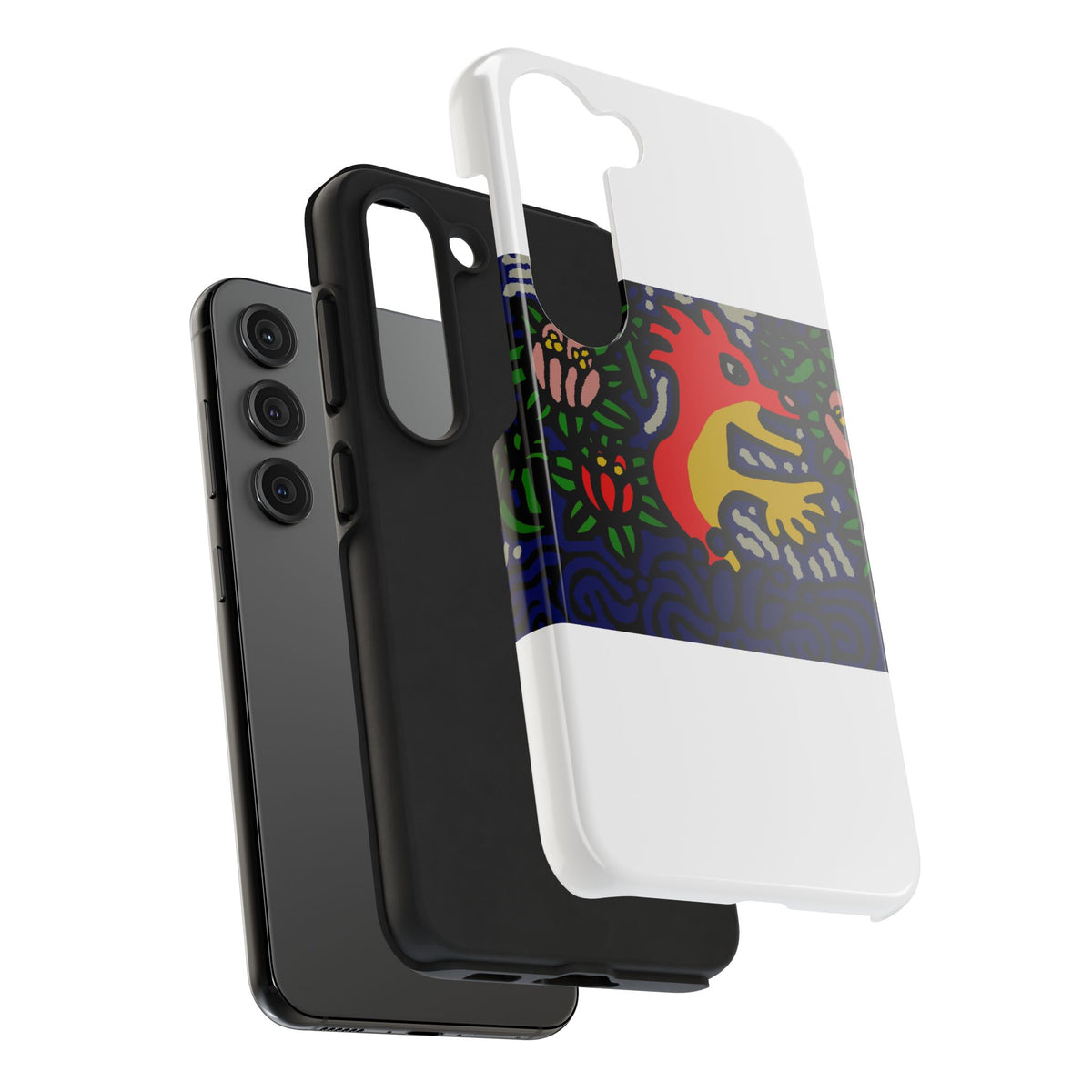 Breaking through the surface of a lotus pond Tough Phone Case
