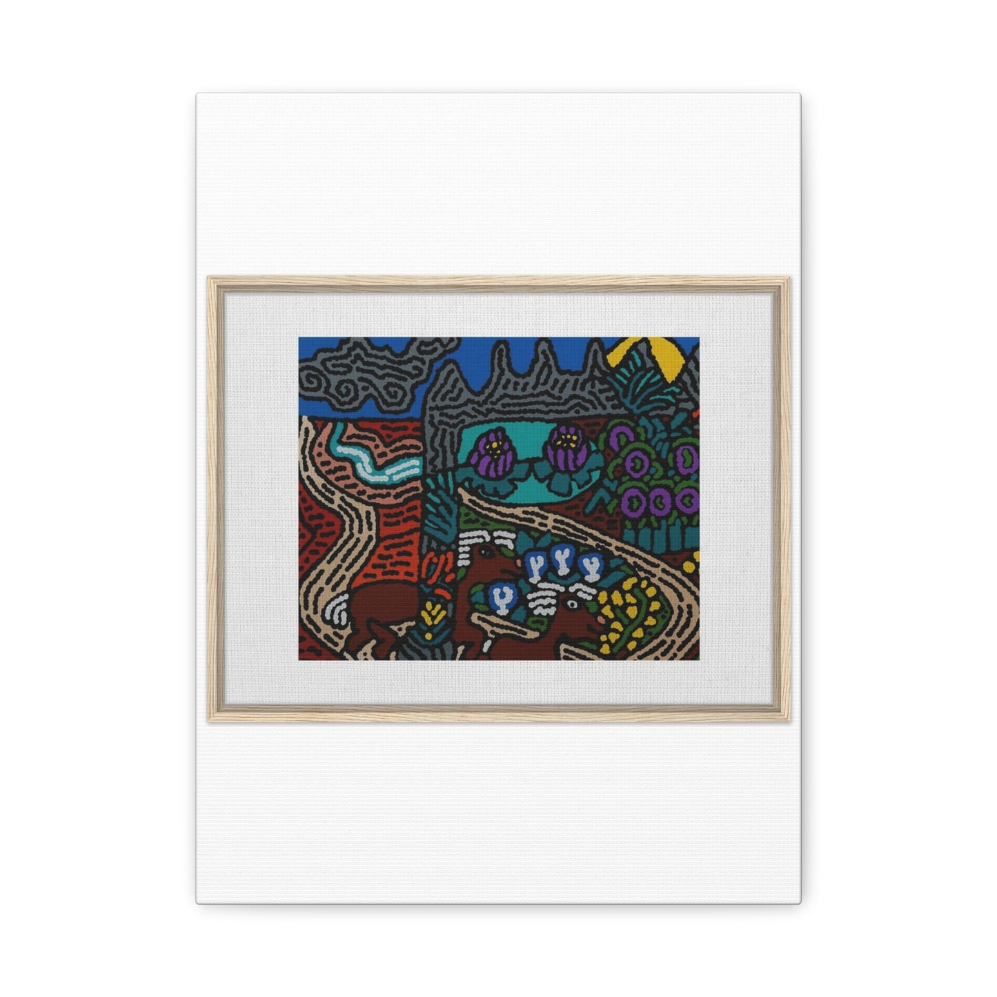 Road to a Sanctuary and Oasis Canvas (Small)