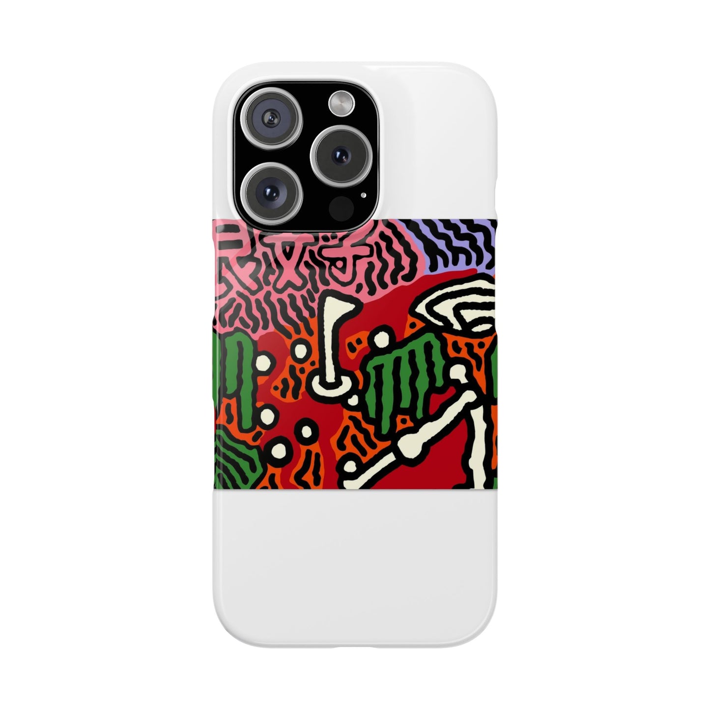 Scoring goals throughout life Slim Phone Case