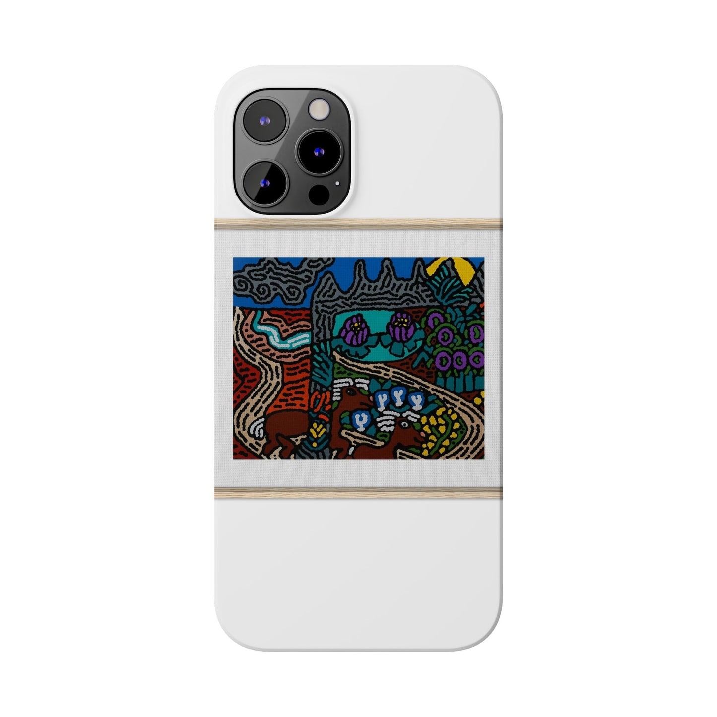 Road to a Sanctuary and Oasis Slim Phone Case