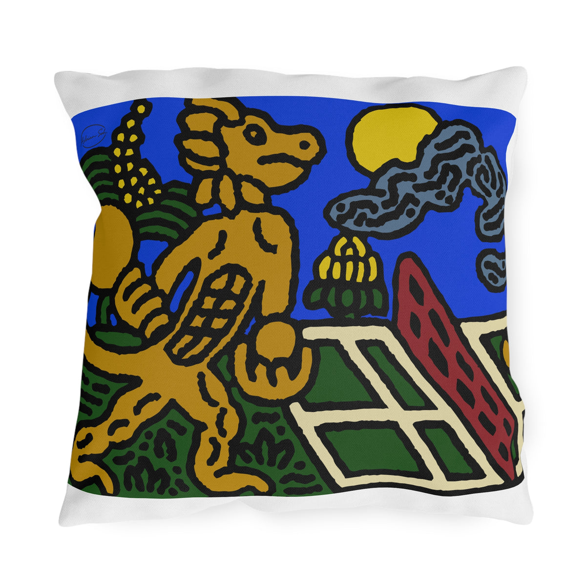 Ready for making big serves in life — Outdoor Pillow