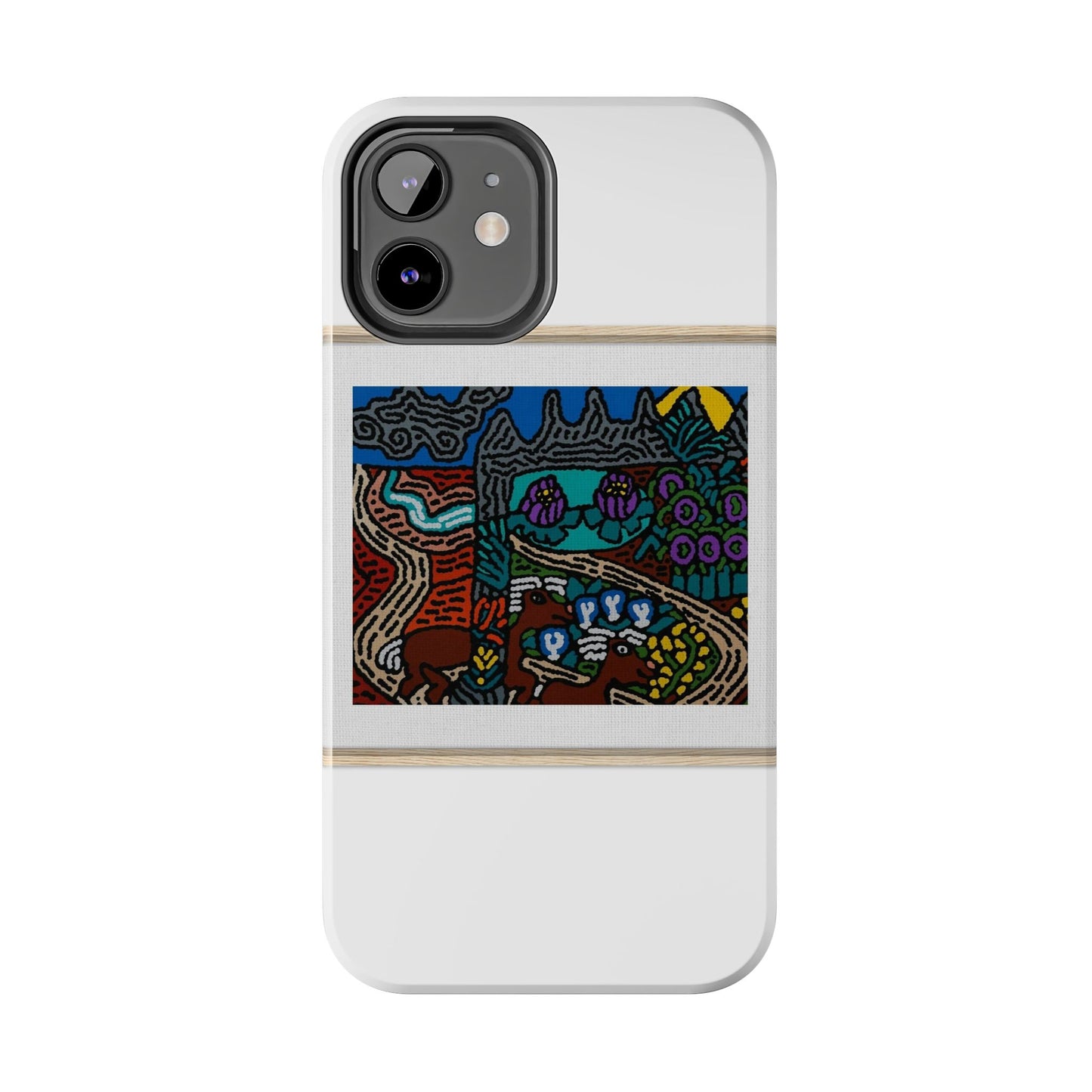 Road to a Sanctuary and Oasis Tough Phone Case