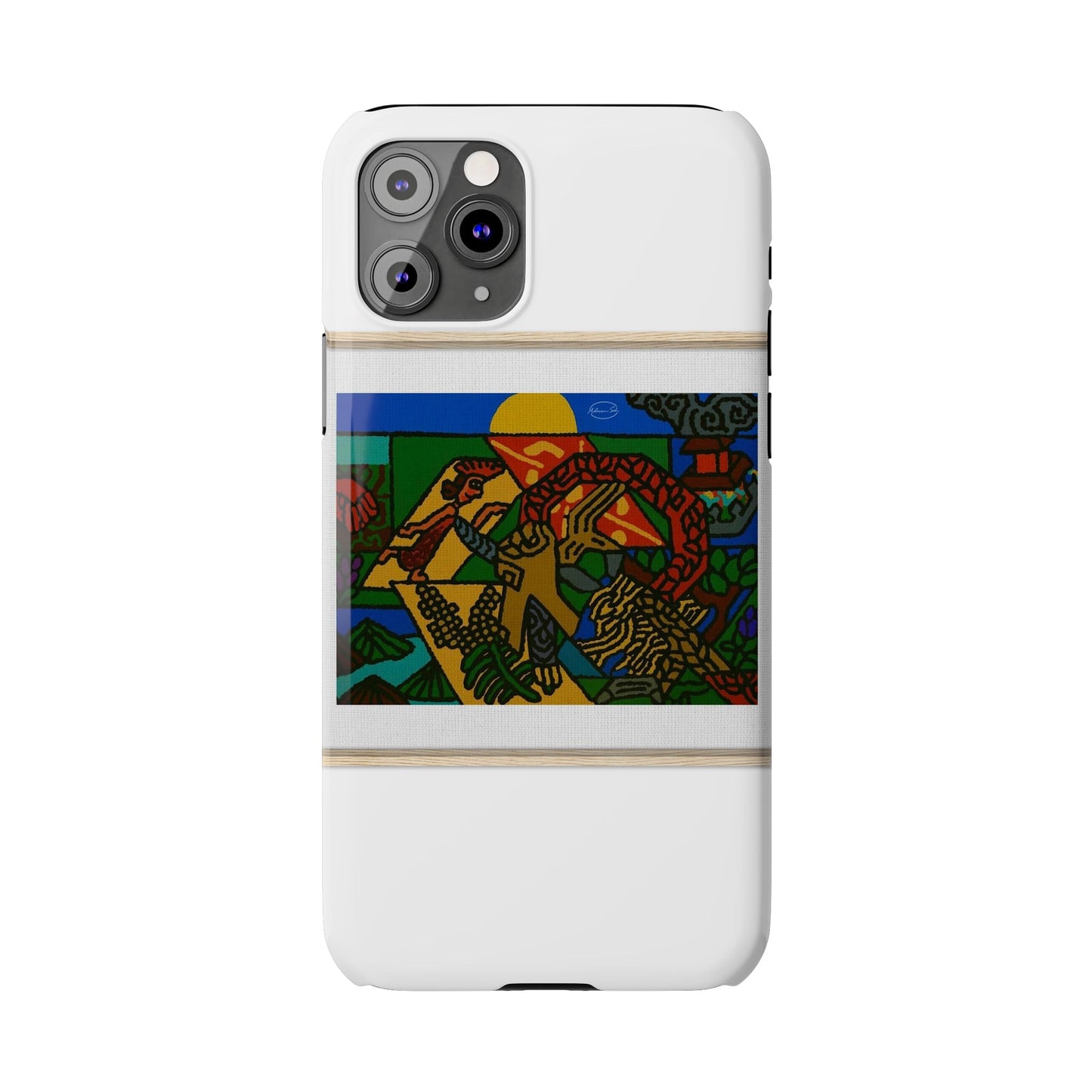 Drawing your own destiny Slim Phone Case