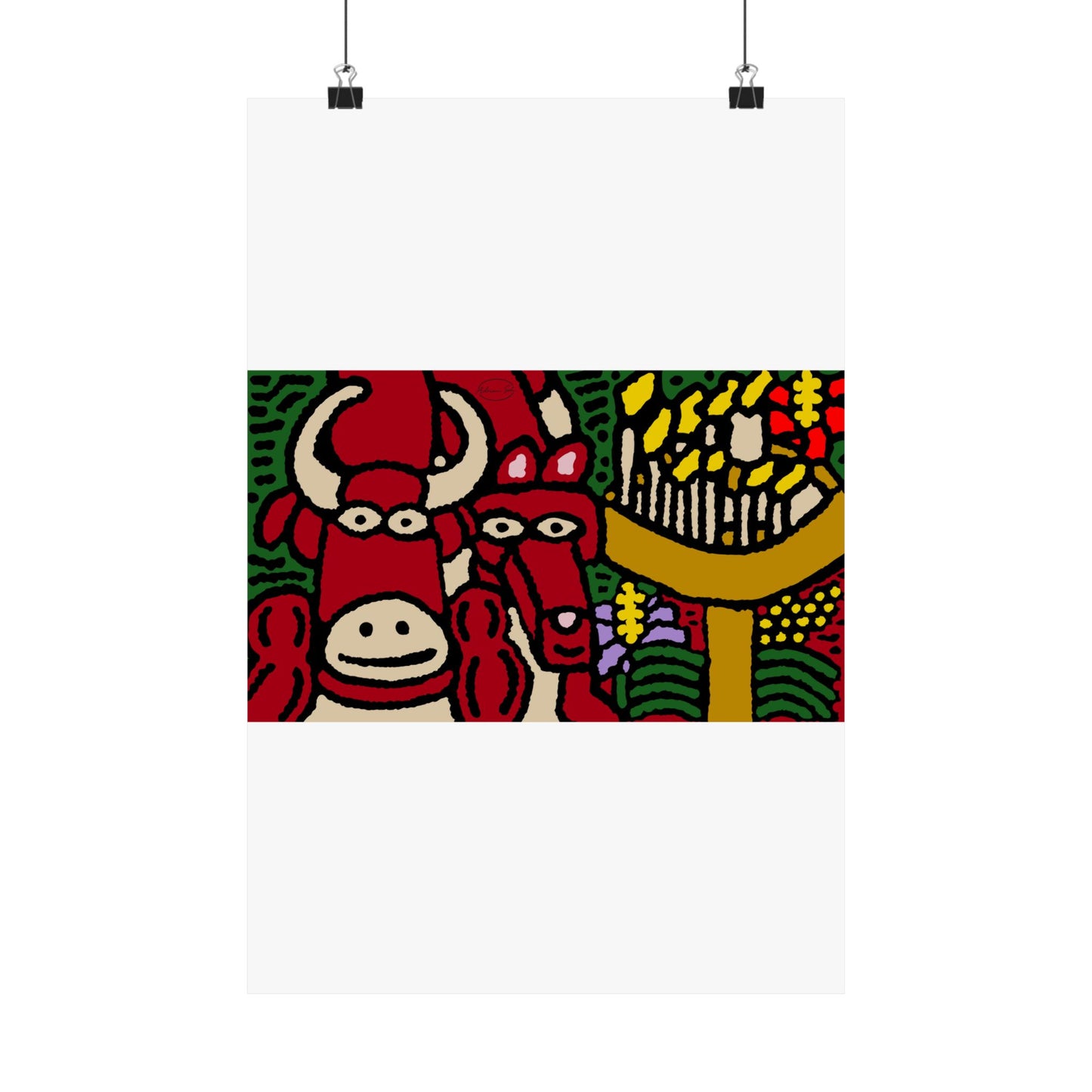 Going blessed by light together Matte Poster Vertical (Small)