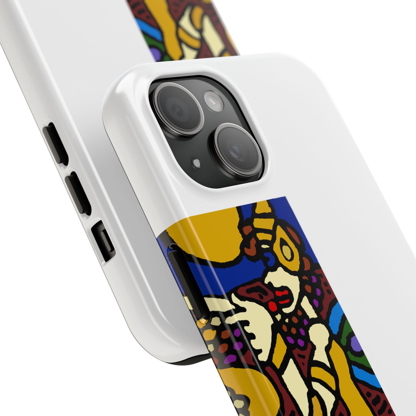 The golden snake being blessed by the fairy Tough Phone Case