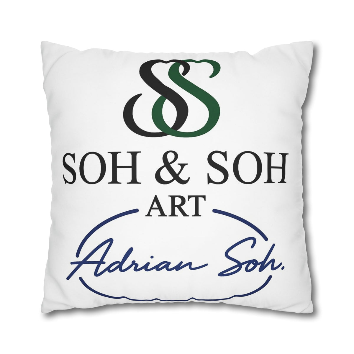 Colorful Folk Art Fox Throw Pillowcase — Square Poly Canvas Decorative Pillow Cover - Breaking through the surface of a lotus pond.