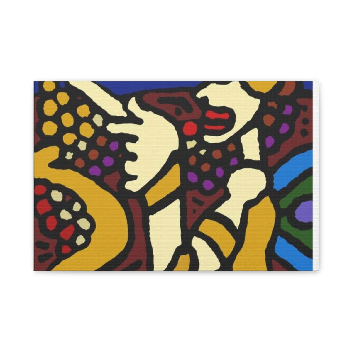 The golden snake being blessed by the fairy Canvas (Small)