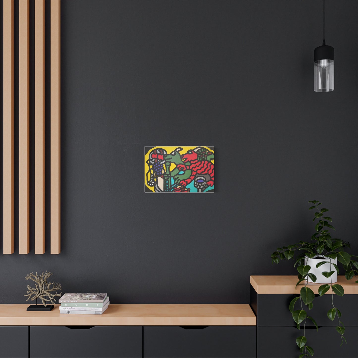 Enjoying our companionship Canvas (Small)