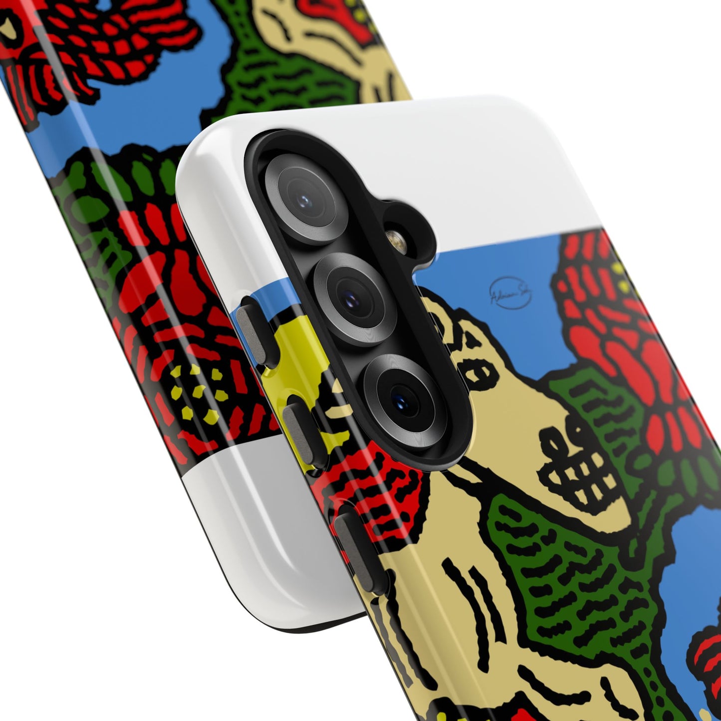 Galloping carefree through life Tough Phone Case