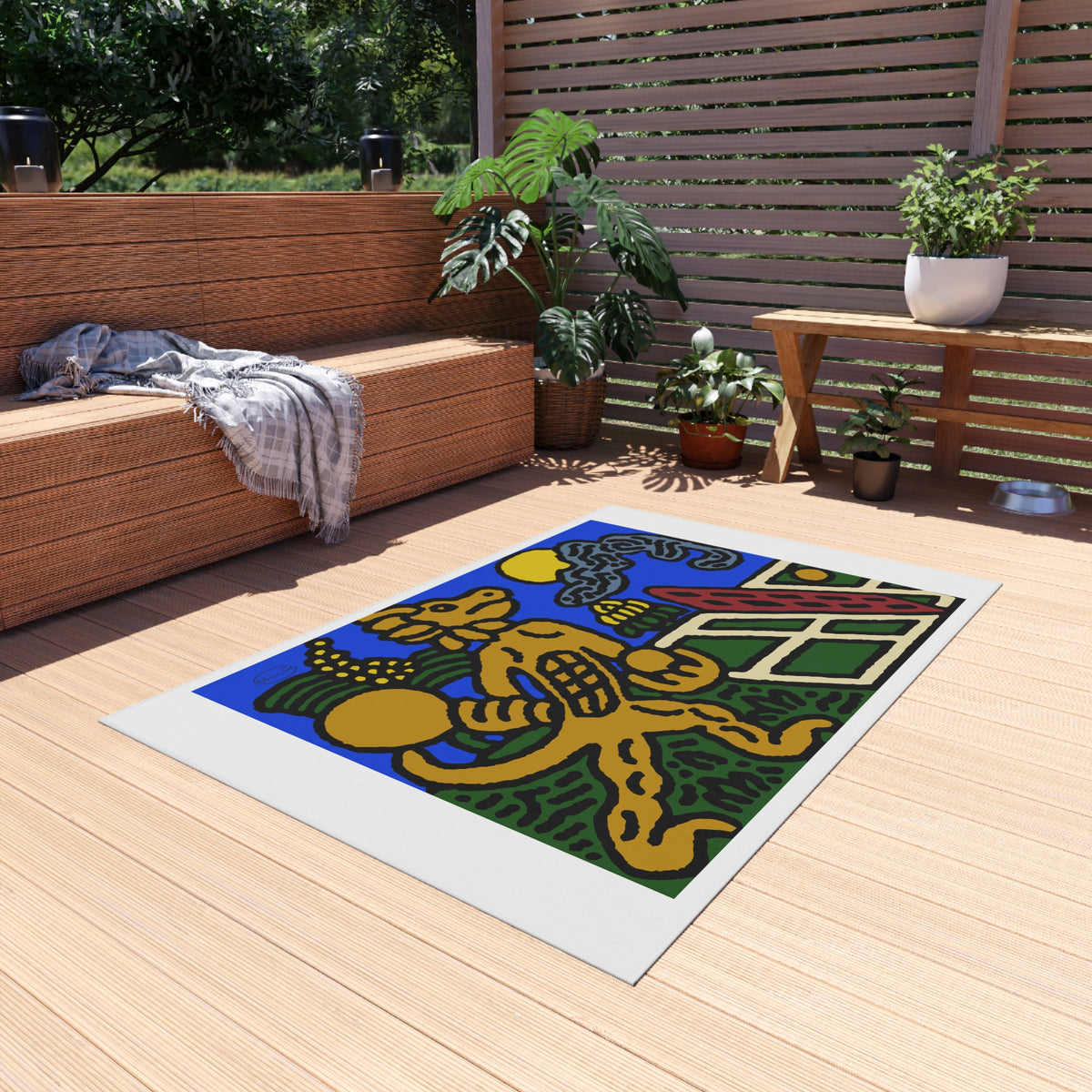 Ready for making big serves in life — Outdoor Rug