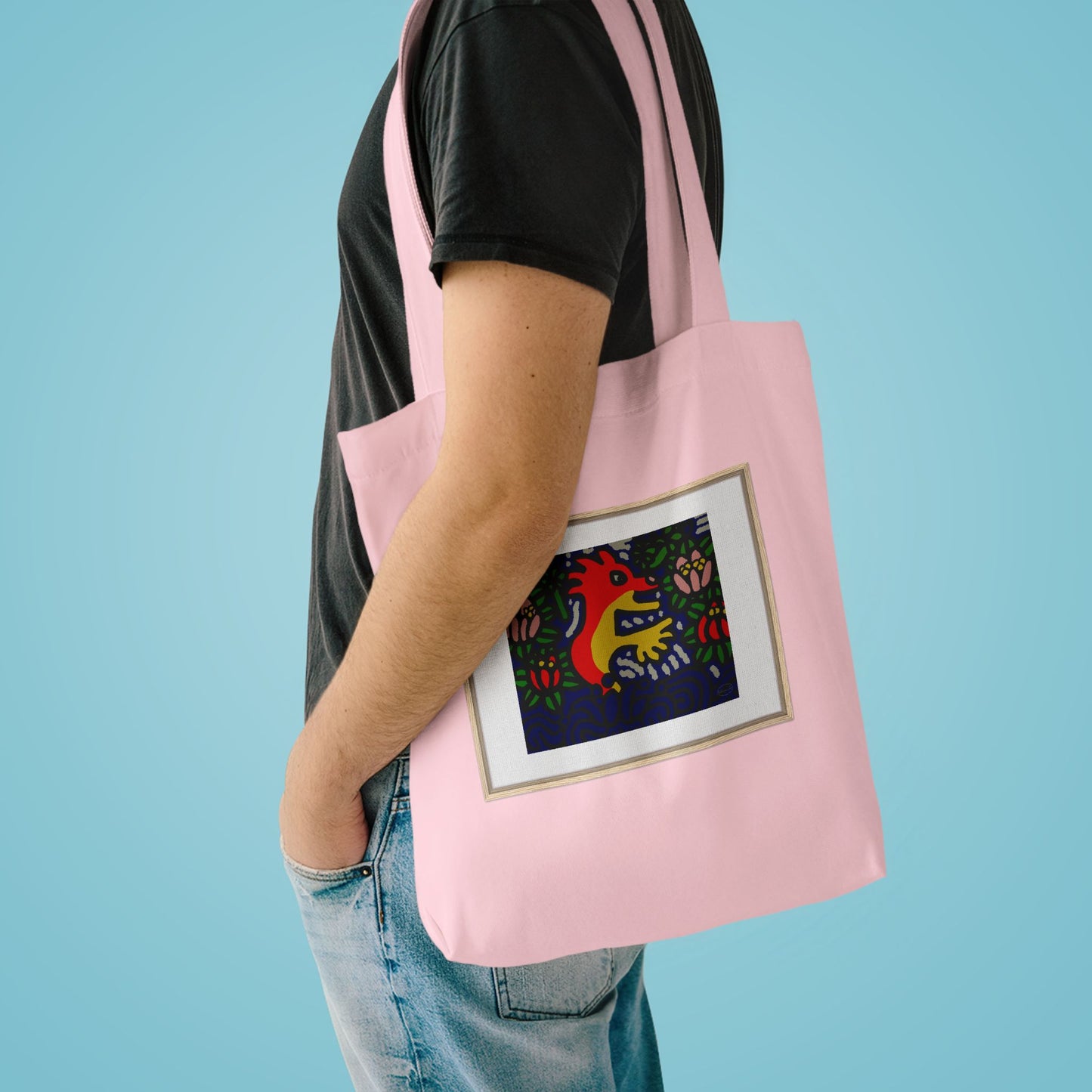 Breaking through the surface of a lotus pond Classic Tote Bag