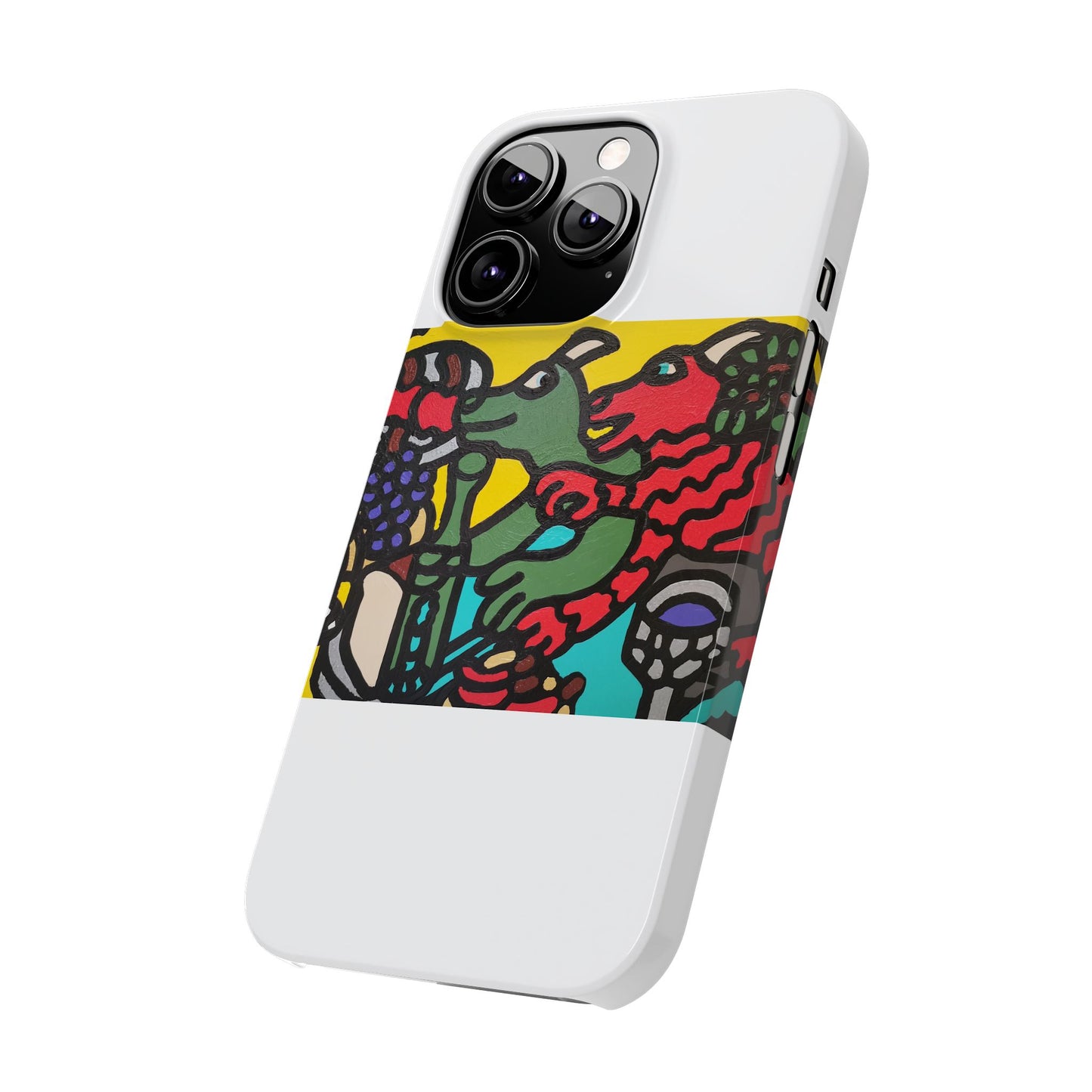 Enjoying our companionship Slim Phone Case