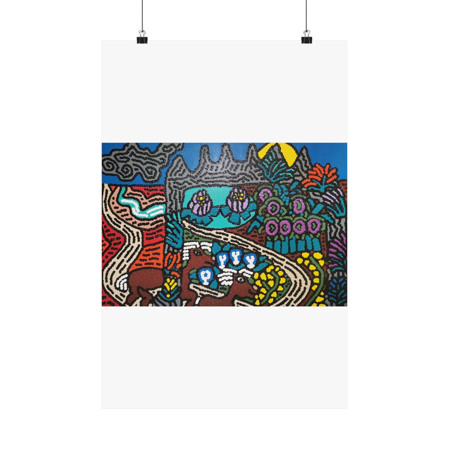 Going to the valley of hope and prosperity Matte Poster Vertical (Large)
