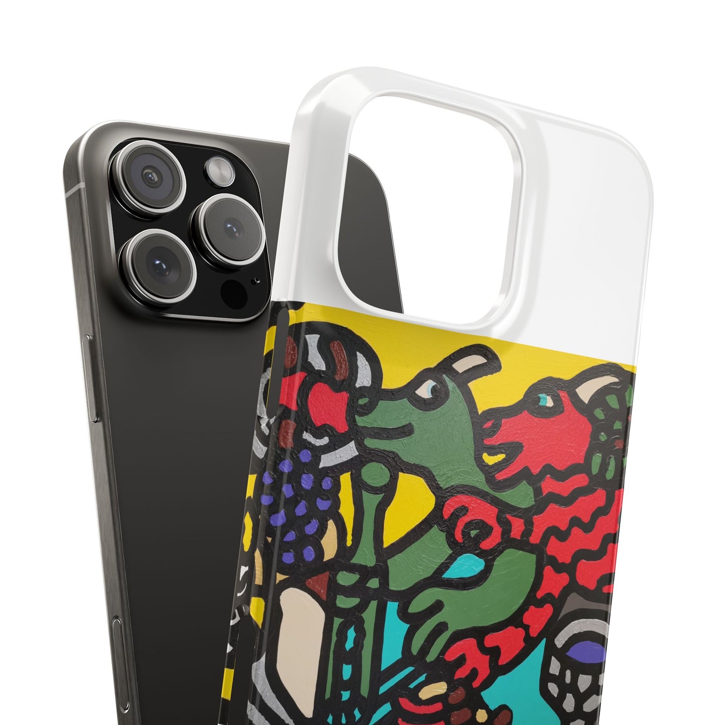 Enjoying our companionship Slim Phone Case
