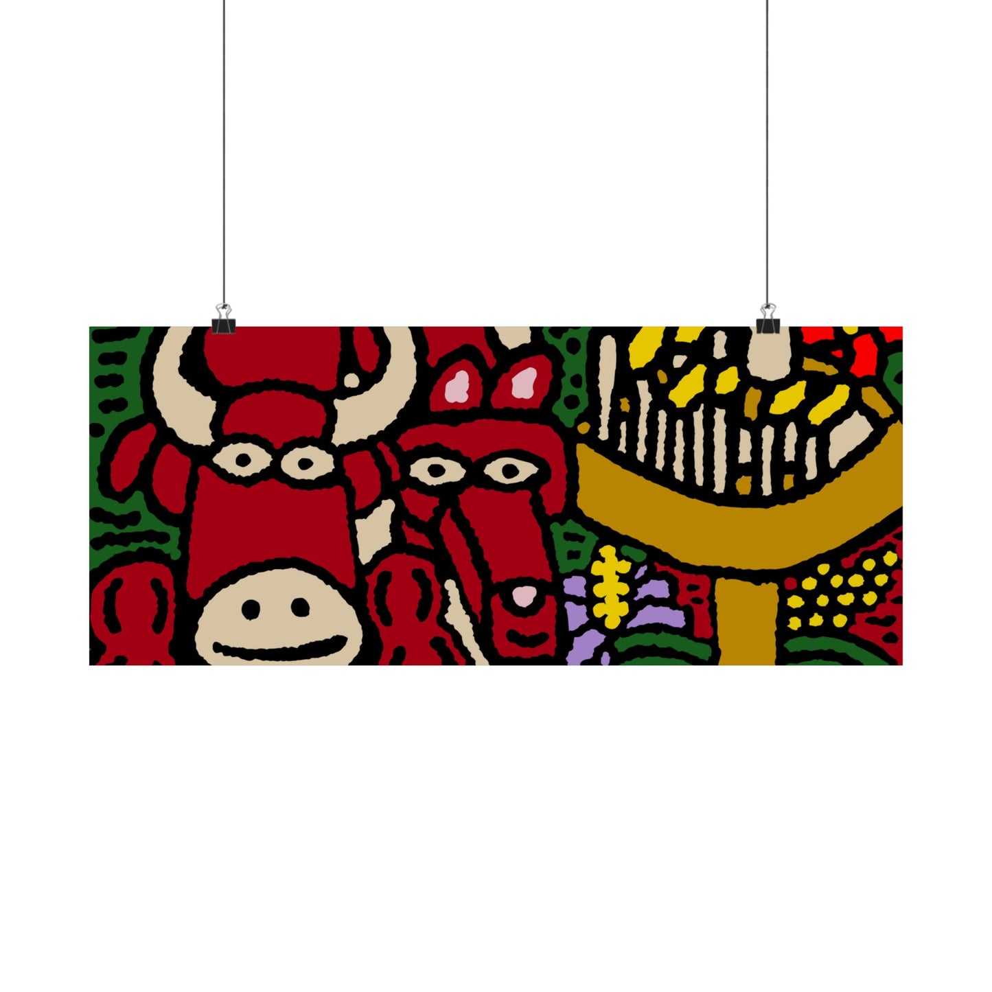 Going blessed by light together Matte Poster Horizontal (Large)