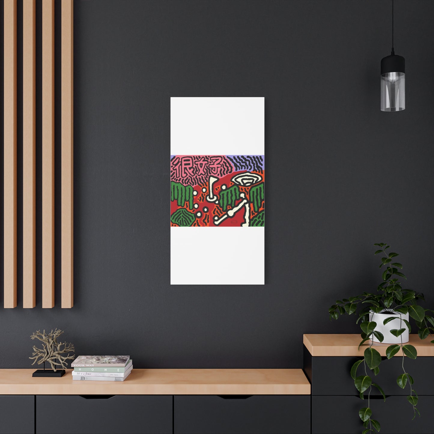 Hitting holes in one throughout life Canvas (Small)