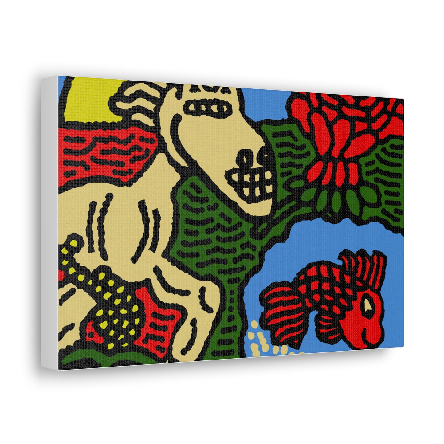 Galloping carefree through life Canvas (Small)