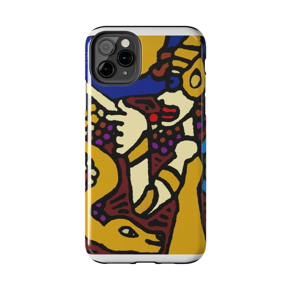 The golden snake being blessed by the fairy Tough Phone Case