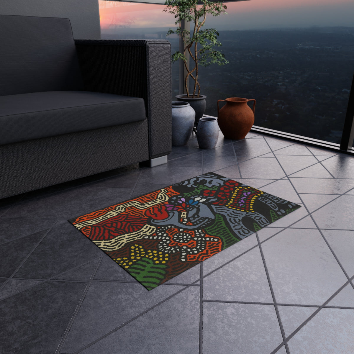 The end of an amazing long life journey — Outdoor Rug