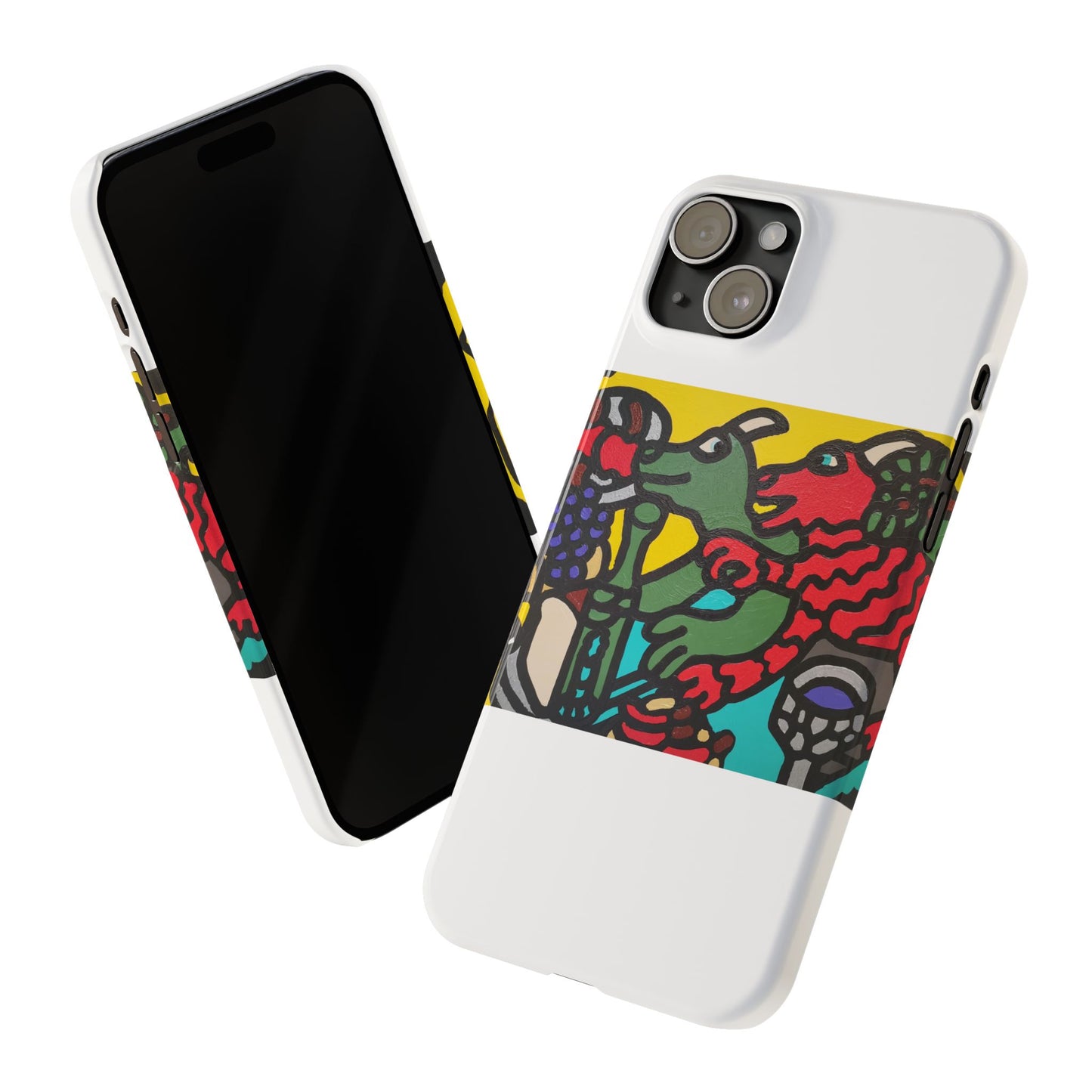 Enjoying our companionship Slim Phone Case