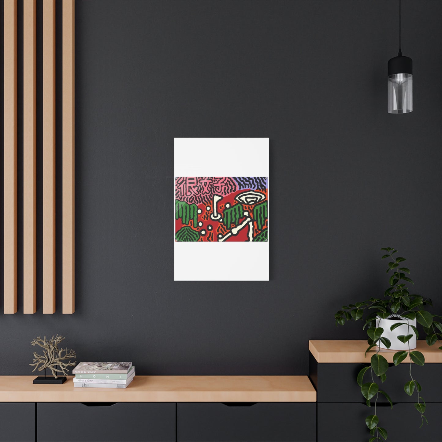 Scoring goals throughout life Canvas (Large)