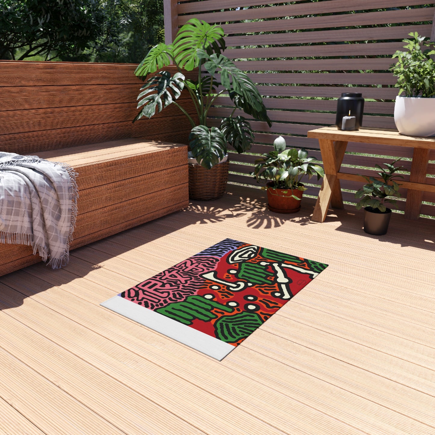 Hitting holes in one throughout life — Outdoor Rug