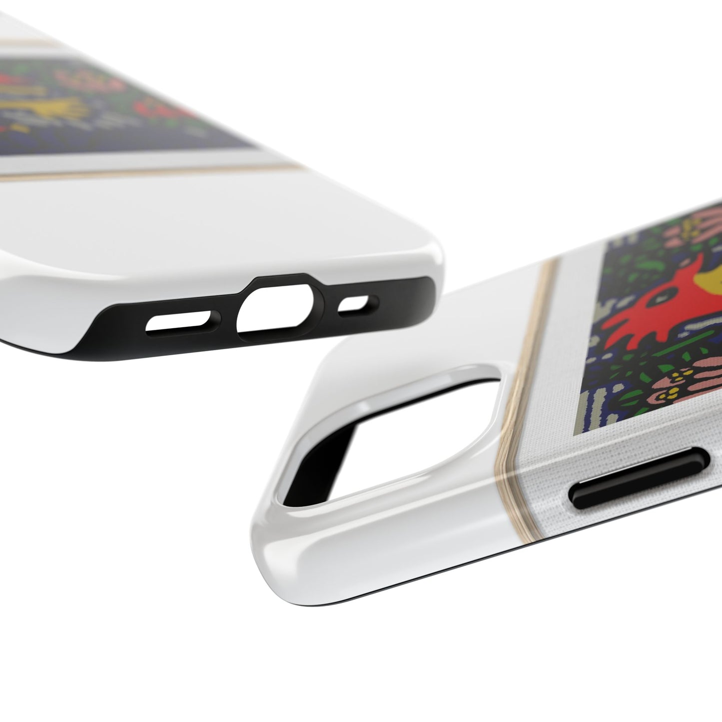 Breaking through the surface of a lotus pond Tough Phone Case