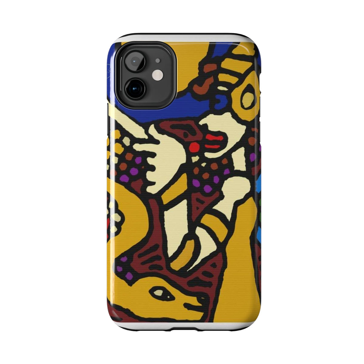The golden snake being blessed by the fairy Tough Phone Case