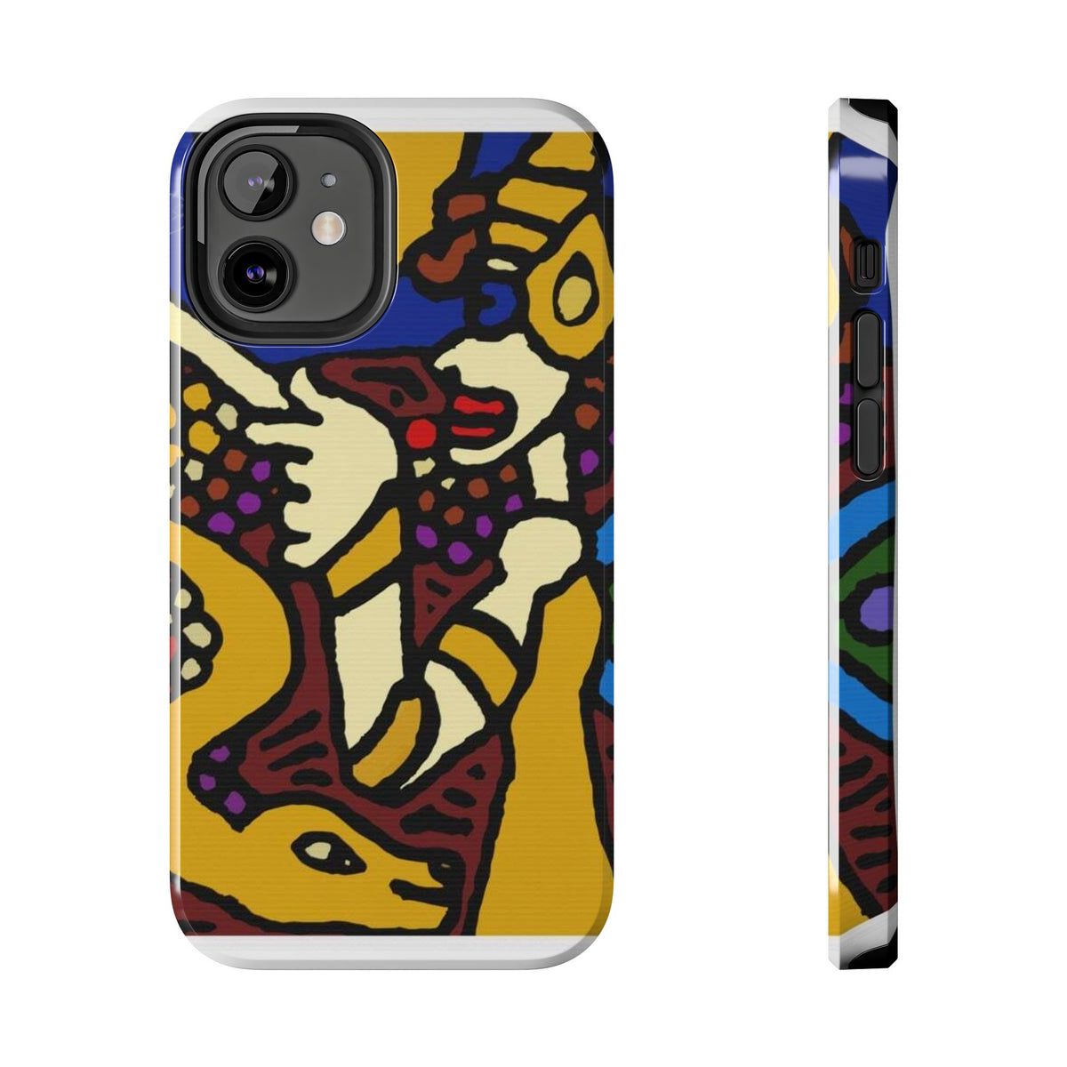 The golden snake being blessed by the fairy Tough Phone Case