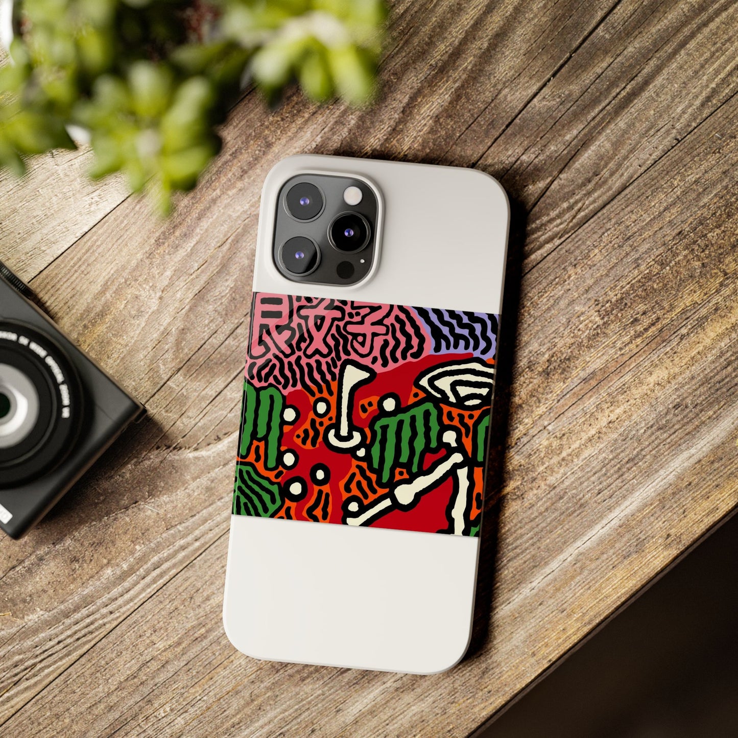 Scoring goals throughout life Slim Phone Case