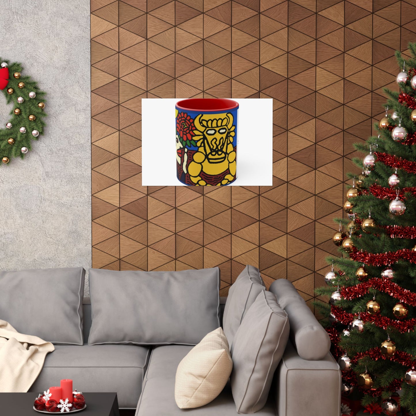 The warrior hailing the mighty golden dragon Matte Poster Horizontal (Large)