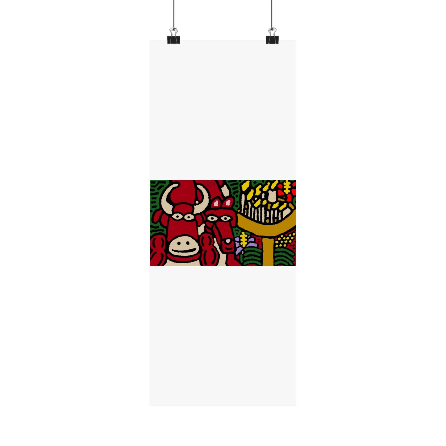 Going blessed by light together Matte Poster Vertical (Small)