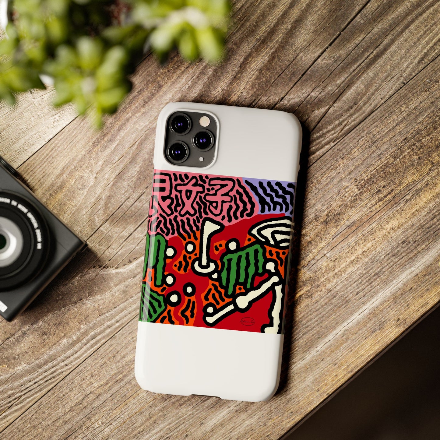 Hitting holes in one throughout life Slim Phone Case