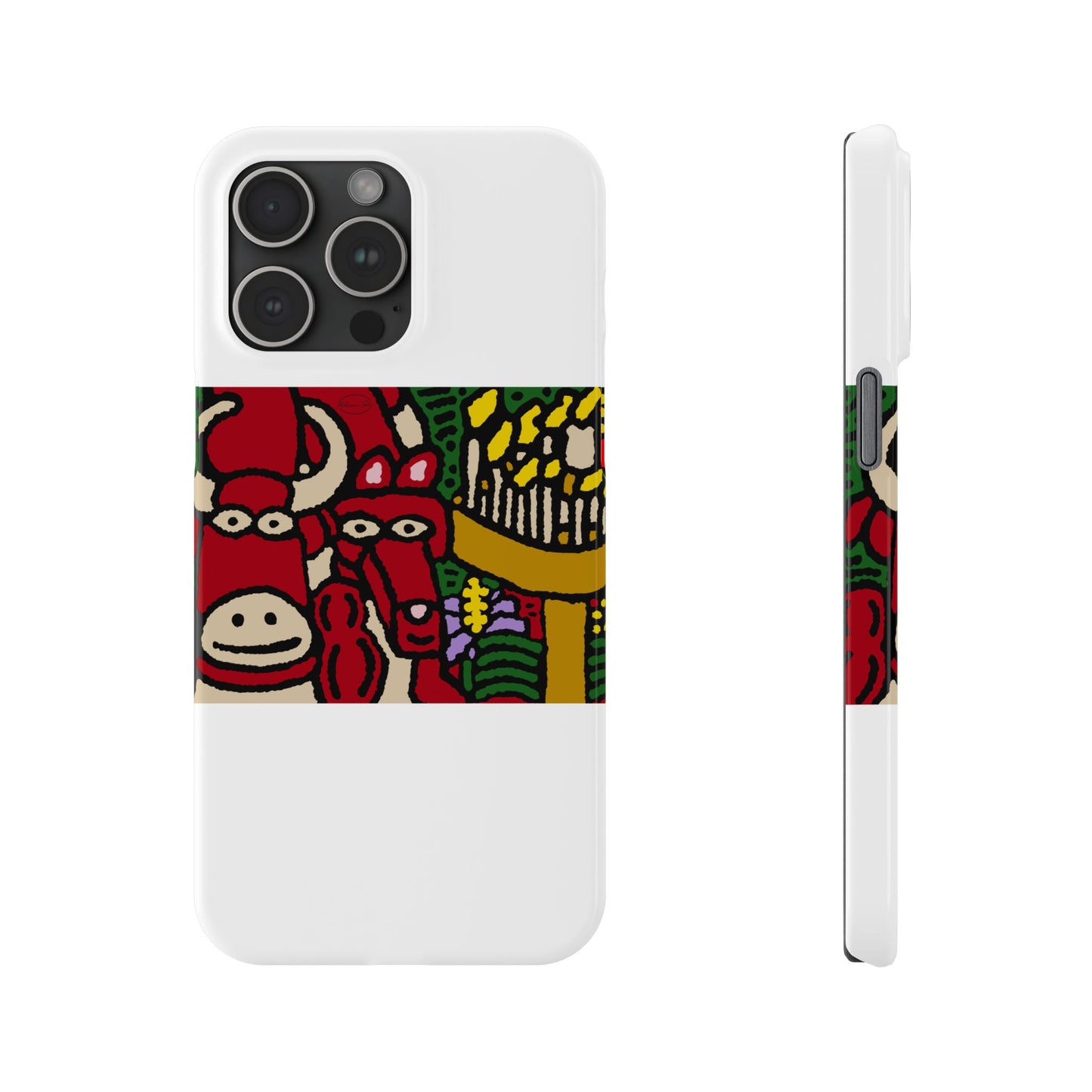 Going blessed by light together Slim Phone Case