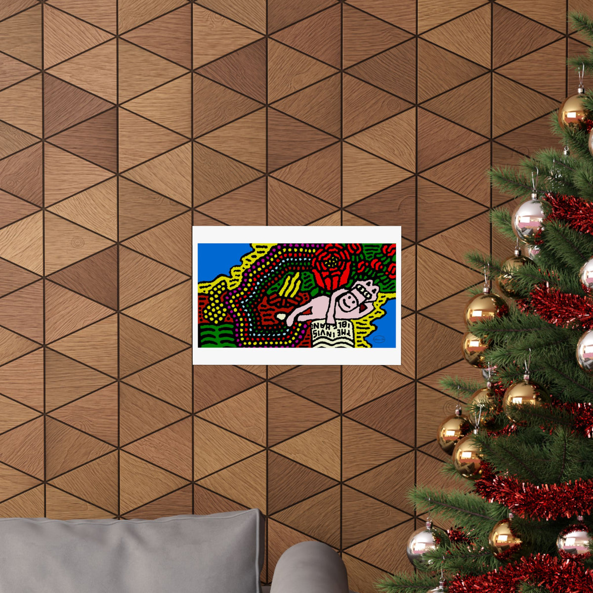 Enjoying our companionship Matte Poster Horizontal (Small)