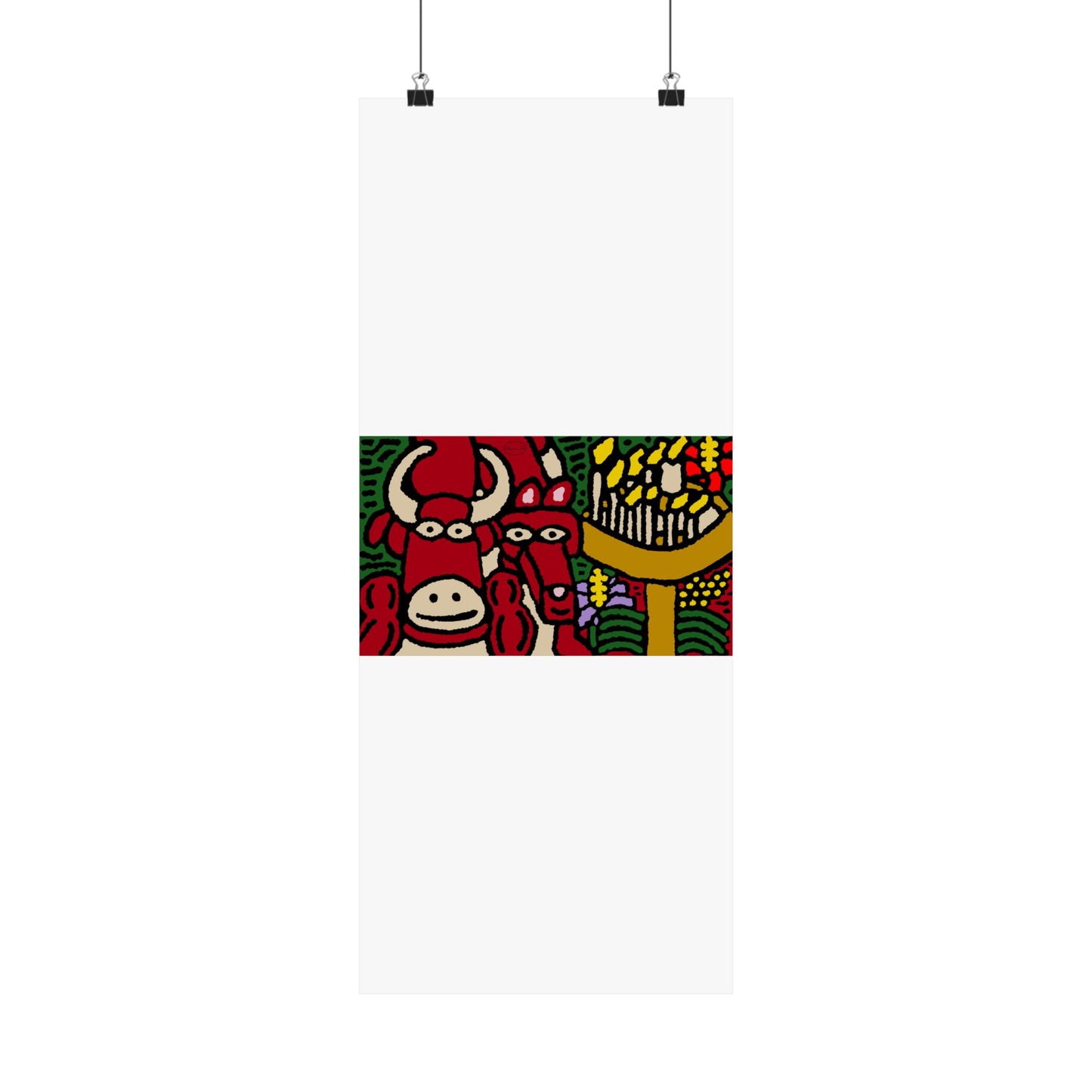 Going blessed by light together Matte Poster Vertical (Small)