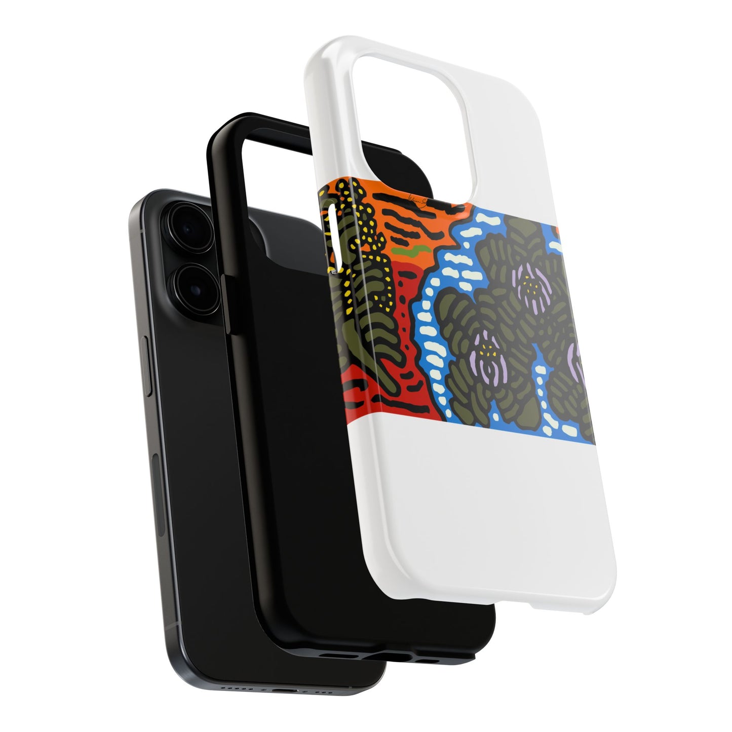The Sri Lankan water lilies meets the Australian wattle Tough Phone Case