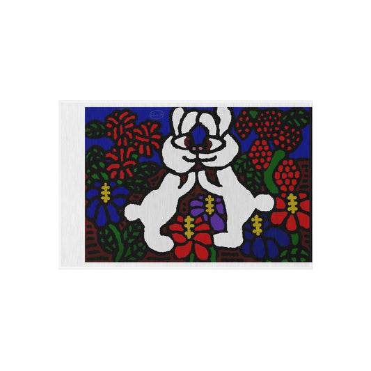 Bunnies in love — Outdoor Rug
