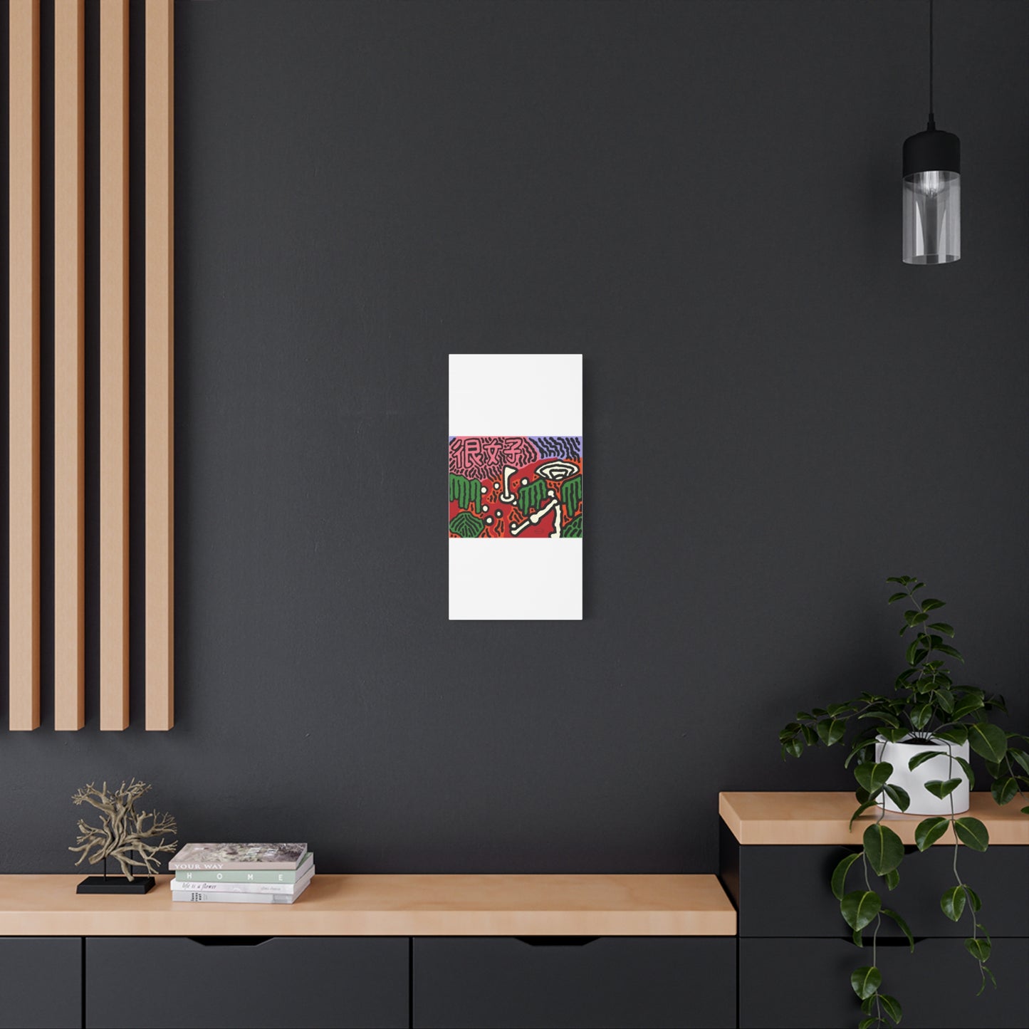 Hitting holes in one throughout life Canvas (Small)