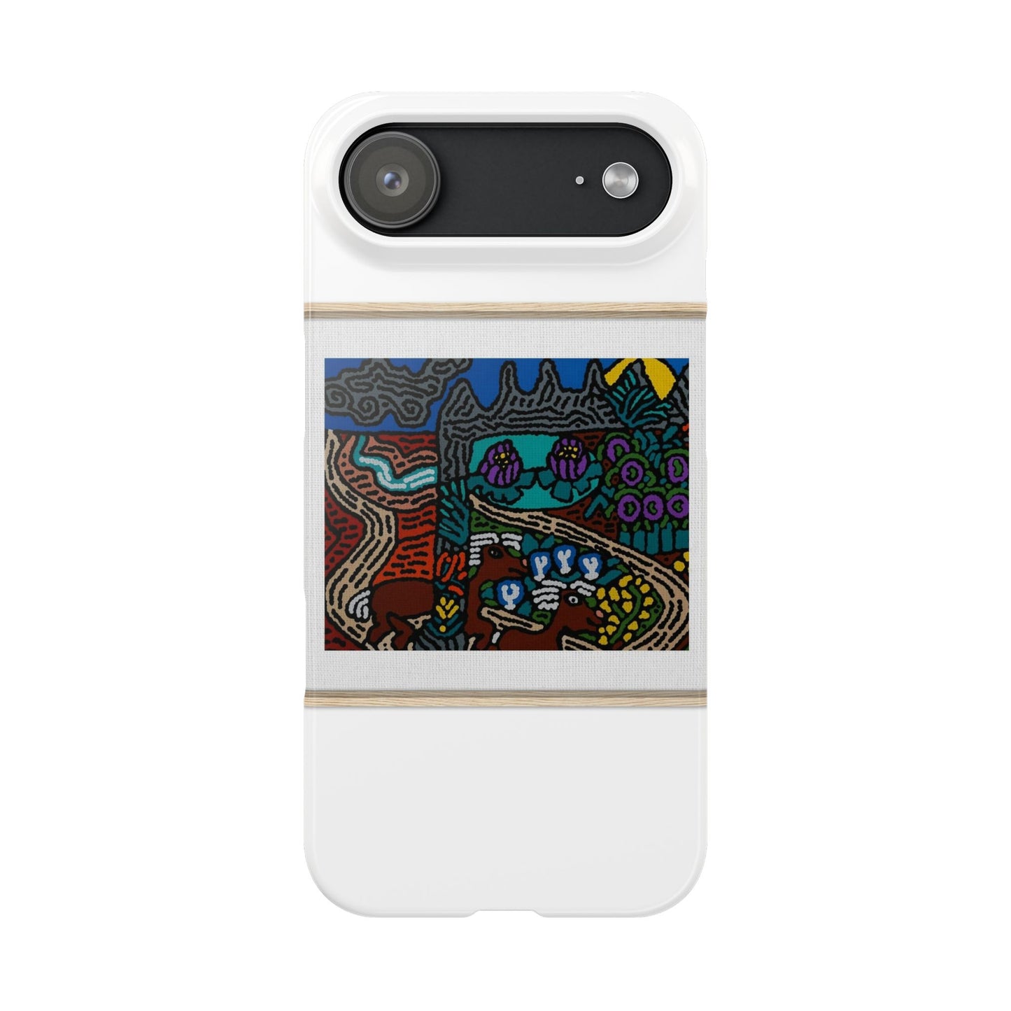 Road to a Sanctuary and Oasis Slim Phone Case