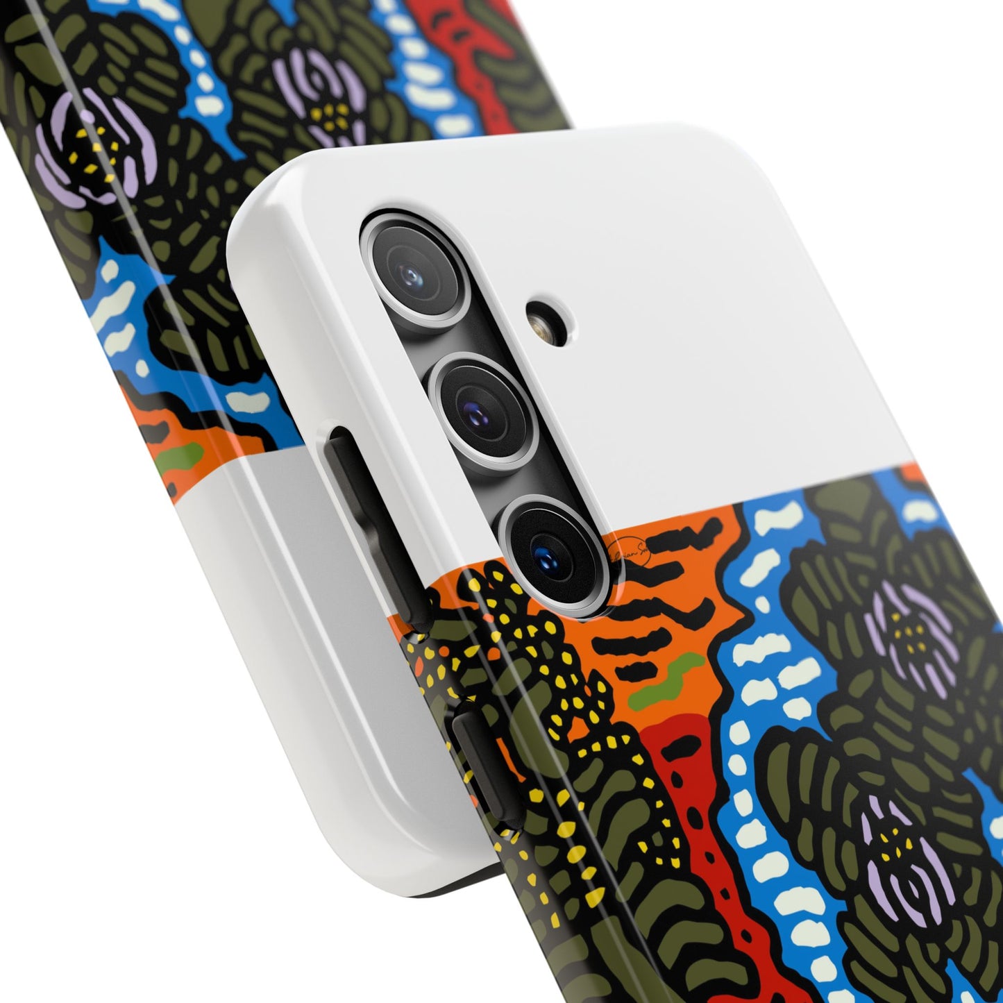The Sri Lankan water lilies meets the Australian wattle Tough Phone Case