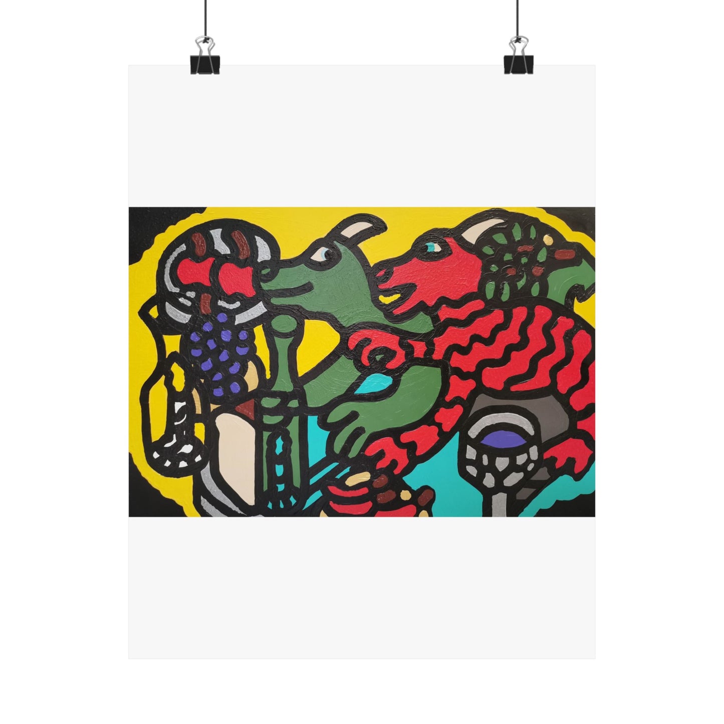 Enjoying our companionship Matte Poster Vertical (Small)