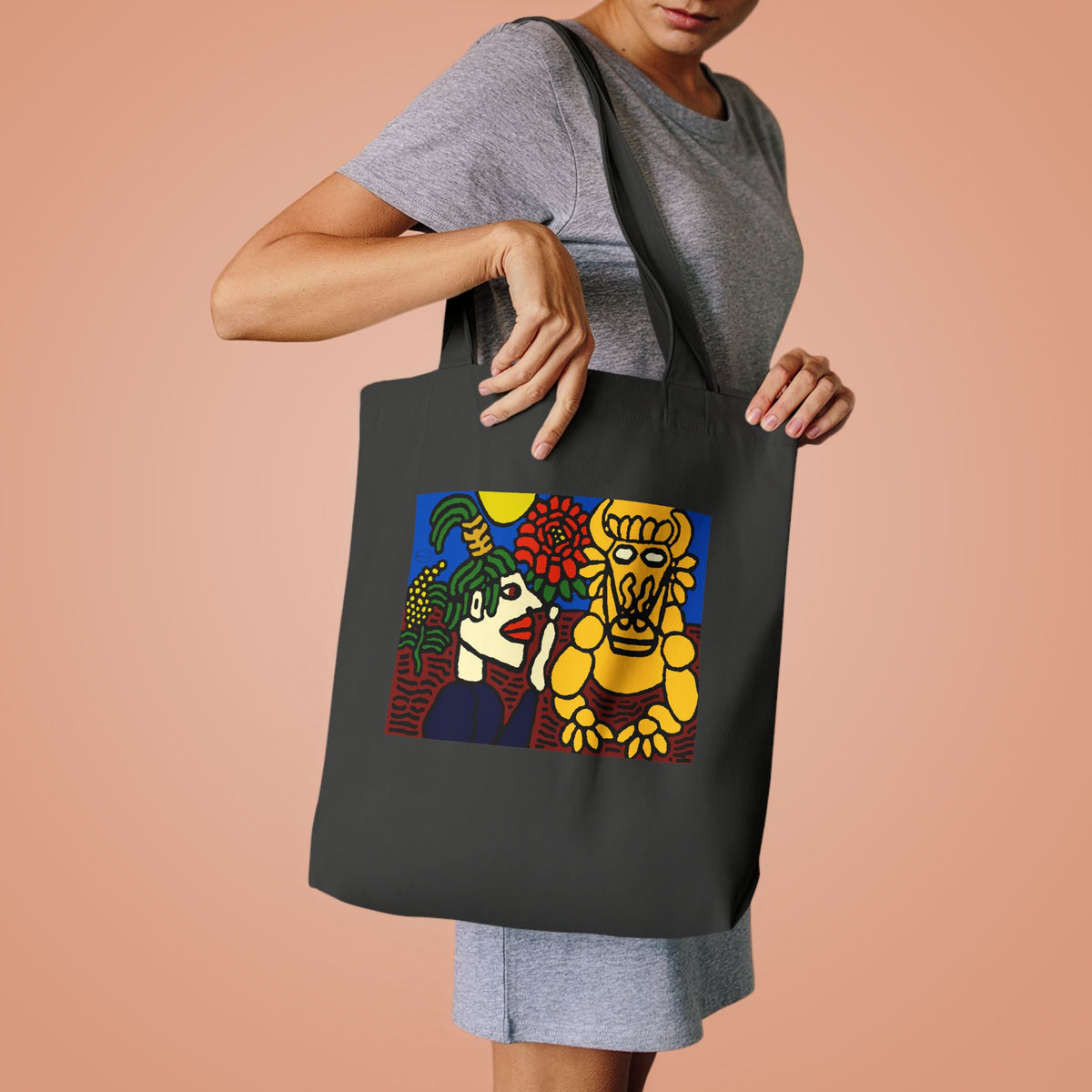 The warrior hailing the mighty golden dragon Classic Tote Bag