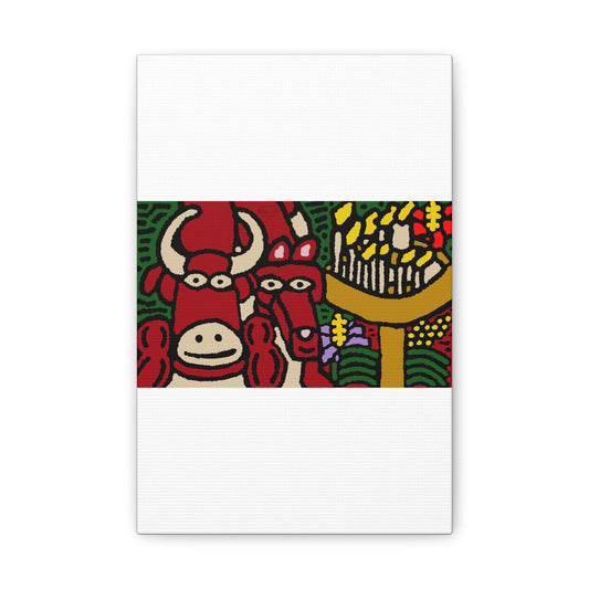 Going blessed by light together Canvas (Small)