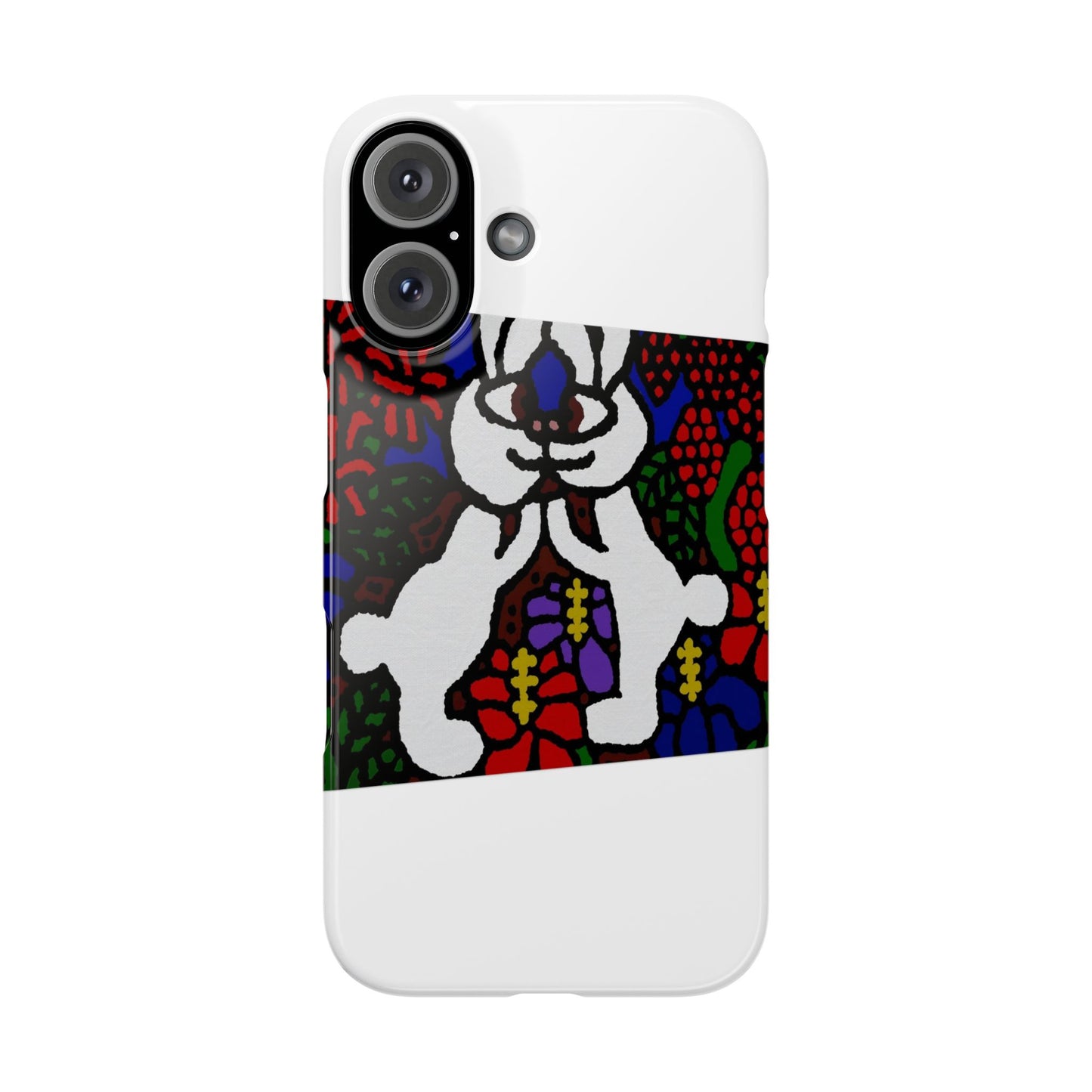 Bunnies in love Slim Phone Case